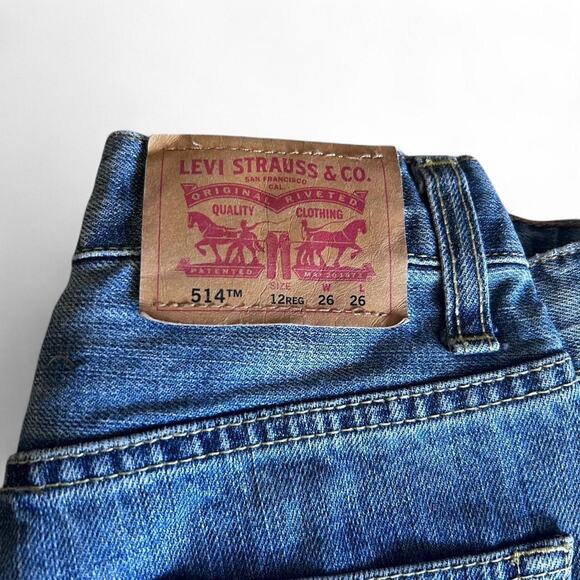 Boys levis size 12 514 Jeans EUC - Picture 1 of 4